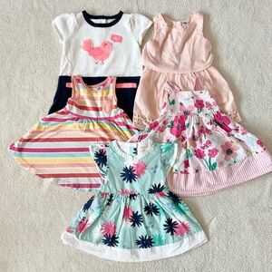 Baby girl’s summer dresses, size 6-12 months